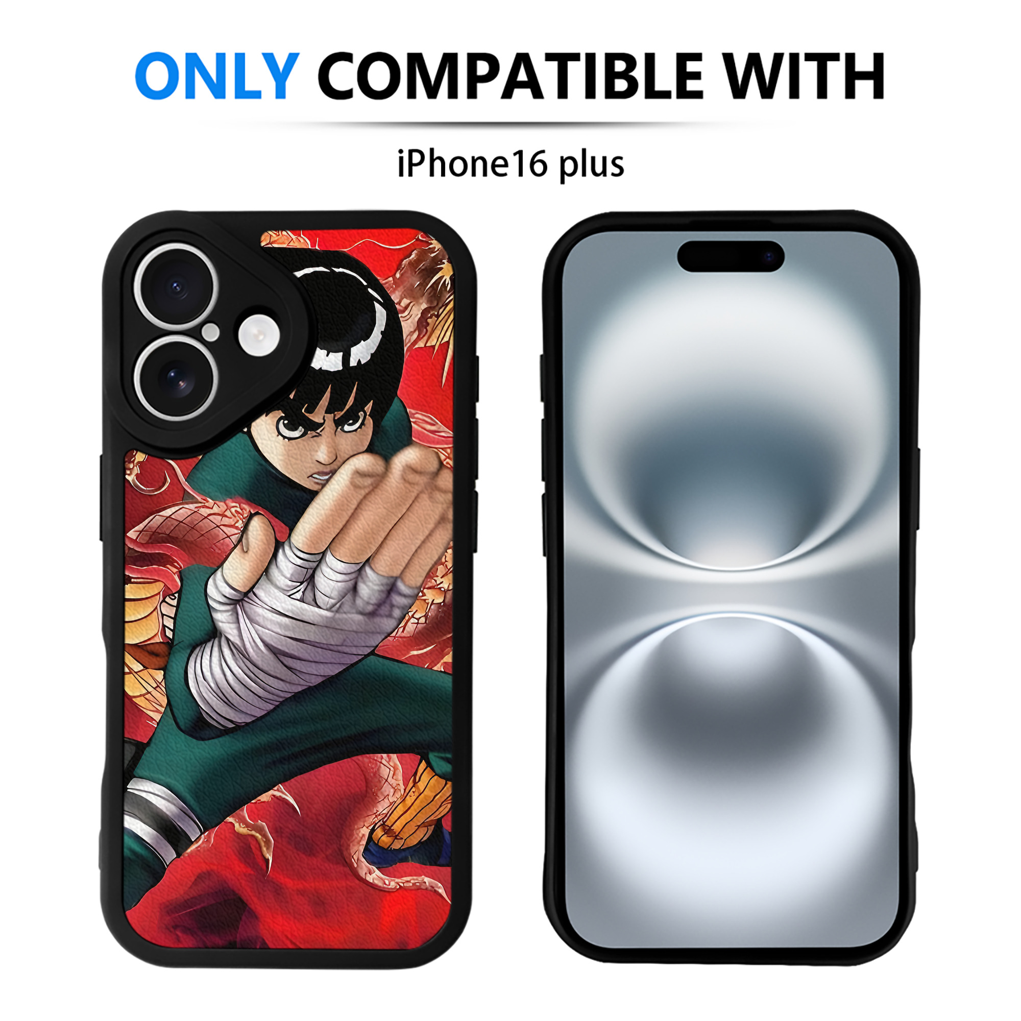 （画像用） NARUTO -ナルト- NARUTO -ナルト- 疾風伝 【iPhone 16シリーズ対応】シリコンスマホケース（レザー調） 材質：シリコン